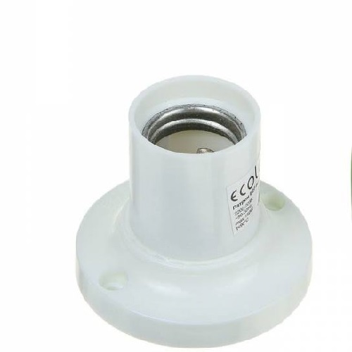 Патрон накладной прямой Ecola Base E14 Белый фото Патрон накладной прямой Ecola Base E14 Белый картинка